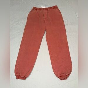 Crazy Shirts Men’s Chile Dyed Canton Pants Coral Orange XL NWT Joggers